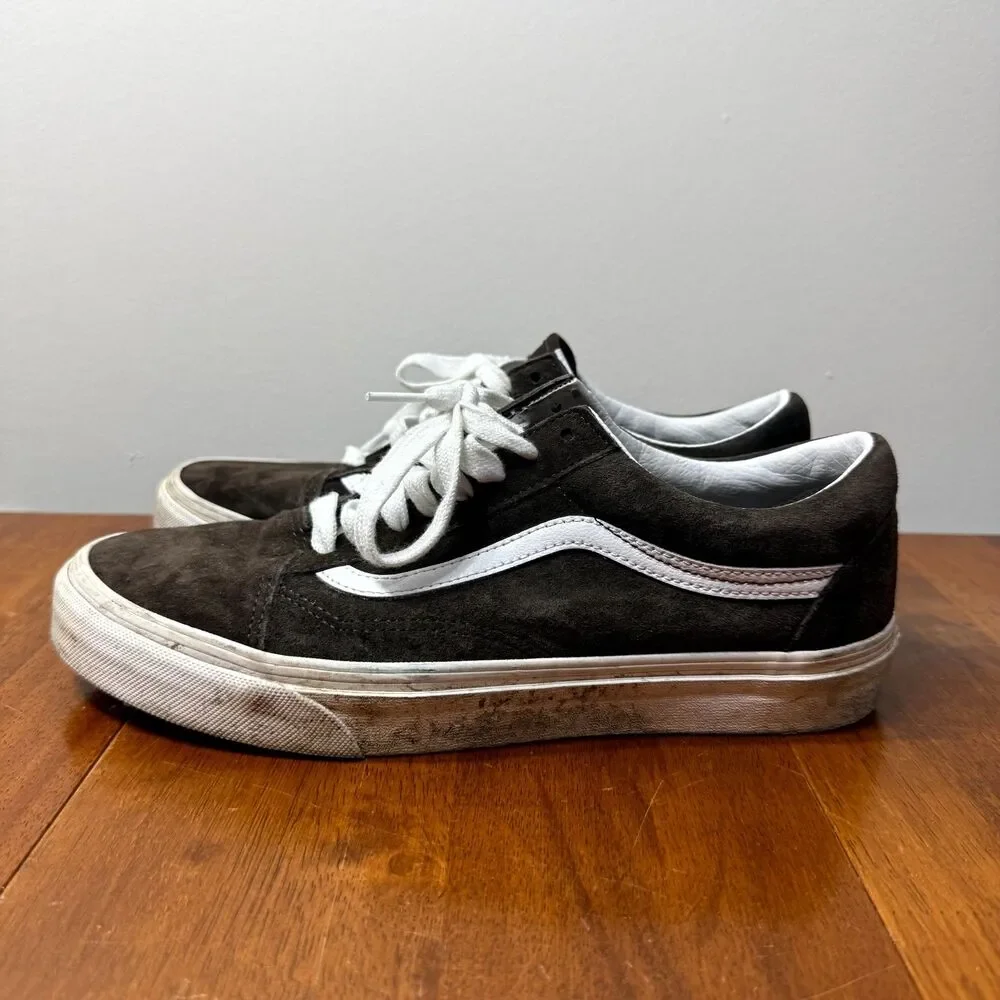 Vans HEIQ Eco Dry Water Repellent Brown Sneakers‎ Womens Size 9.5
